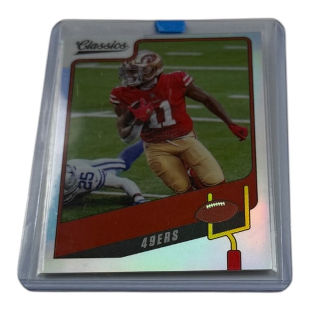 2021 Panini Classics Brandon Aiyuk 49ers Silver Parallel Card 05/10 Short‎ Print